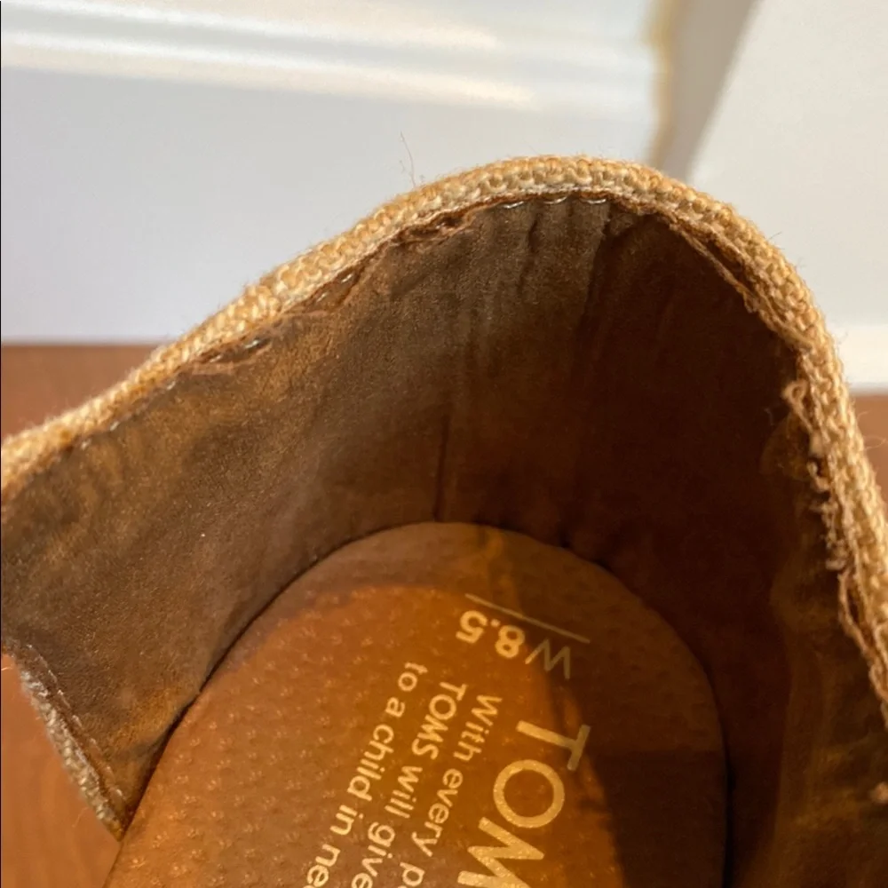 EUC Toms Cork Wedge Strappy Sandals - Picture 11 of 13